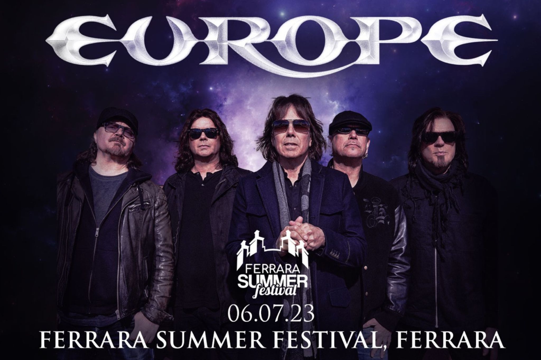 Ferrara summer festival con gli Europe