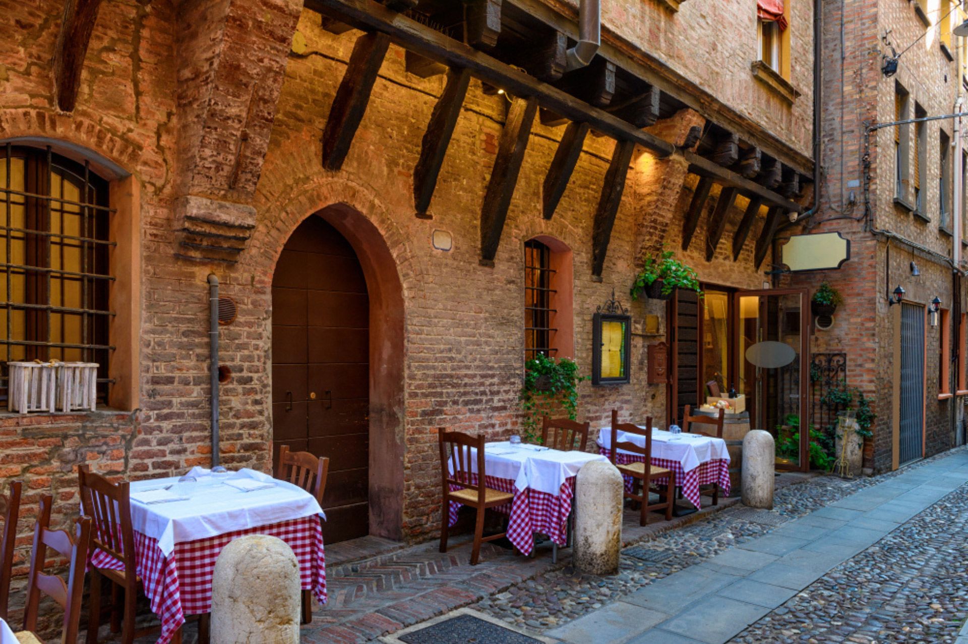 Vie del centro città di Ferrara